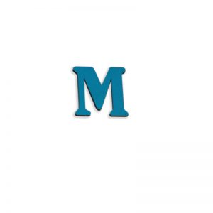 ΞΥΛΙΝΑ ΓΡΑΜΜΑΤΑ ΓΙΑ ΕΚΜΑΘΗΣΗ ΑΛΦΑΒΗΤΟΥ  ΜΠΛΕ (4×3 cm) ΜΙ ΚΕΦΑΛΑΙΟ – Μ ( ΜΑΓΝΗΤΙΚΟ )