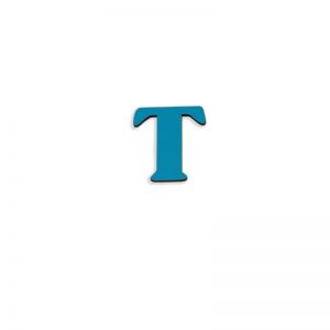 ΞΥΛΙΝΑ ΓΡΑΜΜΑΤΑ ΓΙΑ ΕΚΜΑΘΗΣΗ ΑΛΦΑΒΗΤΟΥ  ΜΠΛΕ (4×3 cm) ΤΑΥ ΚΕΦΑΛΑΙΟ – Τ ( ΜΑΓΝΗΤΙΚΟ )