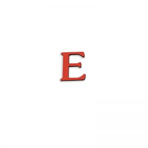 ΞΥΛΙΝΑ ΓΡΑΜΜΑΤΑ ΓΙΑ ΕΚΜΑΘΗΣΗ ΑΛΦΑΒΗΤΟΥ ΚΟΚΚΙΝΟ 4×3 cm E Κεφαλαίo -E ( Αγγλικό – Μαγνητικό )
