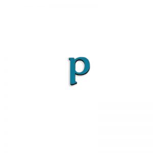 ΞΥΛΙΝΑ ΓΡΑΜΜΑΤΑ ΓΙΑ ΕΚΜΑΘΗΣΗ ΑΛΦΑΒΗΤΟΥ  ΜΠΛΕ (3×2 cm) –  p μικρό – p ( Αγγλικό – Μαγνητικό )