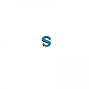 ΞΥΛΙΝΑ ΓΡΑΜΜΑΤΑ ΓΙΑ ΕΚΜΑΘΗΣΗ ΑΛΦΑΒΗΤΟΥ ΜΠΛΕ  (3×2 cm) – s  μικρό – s ( Αγγλικό )
