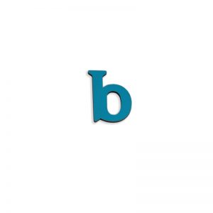ΞΥΛΙΝΑ ΓΡΑΜΜΑΤΑ ΓΙΑ ΕΚΜΑΘΗΣΗ ΑΛΦΑΒΗΤΟΥ  ΜΠΛΕ (3×2 cm) b μικρό – b ( Αγγλικό – Μαγνητικό )