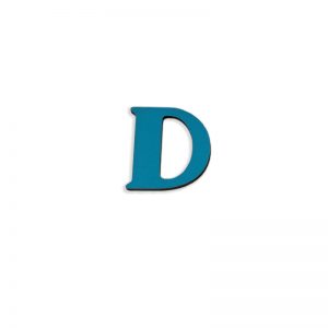 ΞΥΛΙΝΑ ΓΡΑΜΜΑΤΑ ΓΙΑ ΕΚΜΑΘΗΣΗ ΑΛΦΑΒΗΤΟΥ ΜΠΛΕ 4×3 cm D Κεφαλαίo -D ( Αγγλικό – Μαγνητικό )