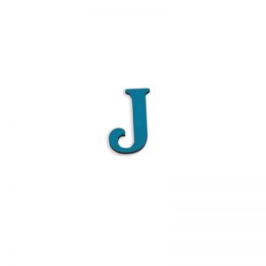 ΞΥΛΙΝΑ ΓΡΑΜΜΑΤΑ ΓΙΑ ΕΚΜΑΘΗΣΗ ΑΛΦΑΒΗΤΟΥ ΜΠΛΕ 4×3 cm  J Κεφαλαίo -J ( Αγγλικό – Μαγνητικό )