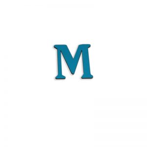 ΞΥΛΙΝΑ ΓΡΑΜΜΑΤΑ ΓΙΑ ΕΚΜΑΘΗΣΗ ΑΛΦΑΒΗΤΟΥ ΜΠΛΕ 4×3 cm M Κεφαλαίo -M ( Αγγλικό – Μαγνητικό )