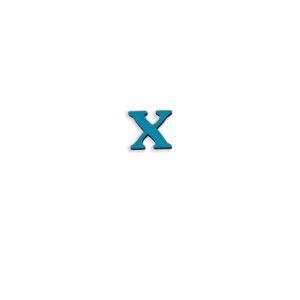 ΞΥΛΙΝΑ ΓΡΑΜΜΑΤΑ ΓΙΑ ΕΚΜΑΘΗΣΗ ΑΛΦΑΒΗΤΟΥ ΜΠΛΕ  (3×2 cm) – x μικρό – x ( Αγγλικό )